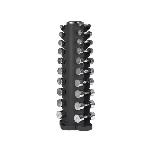 Pulse Chrome Dumbbells Set 1-10kg And Vertical Racking