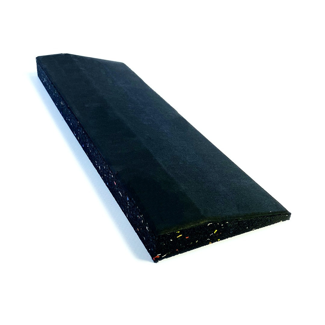 GymGear Black Ramped Edge Floor Tile (1m x 25cm)