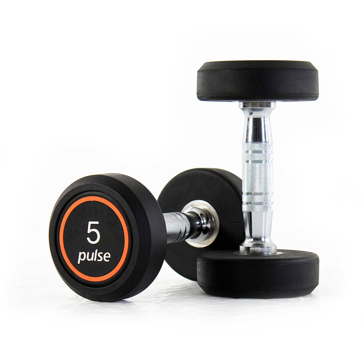 Pulse Club Line Rubber Dumbbells 2.5-60kg (Pairs)