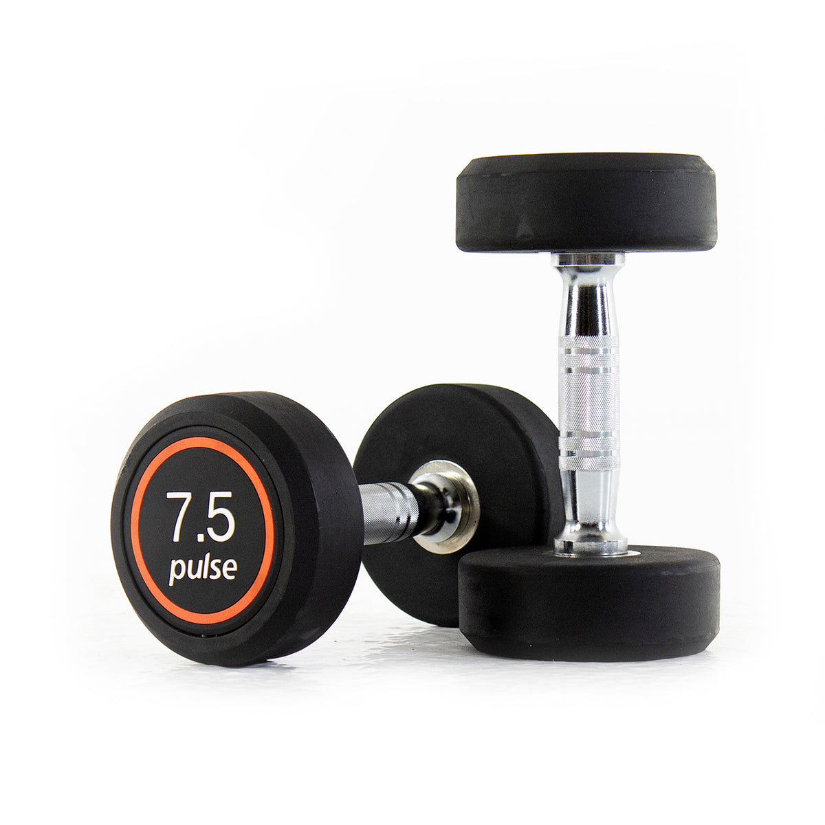 Pulse Club Line Rubber Dumbbells 2.5-60kg (Pairs)