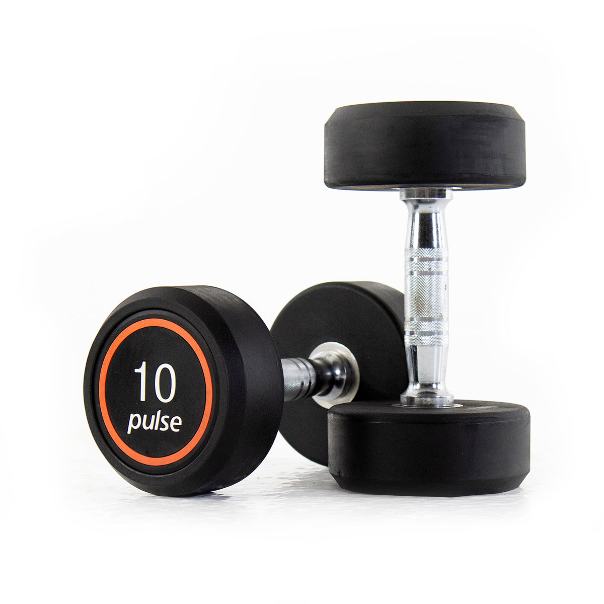 Pulse Club Line Rubber Dumbbells 2.5-60kg (Pairs)