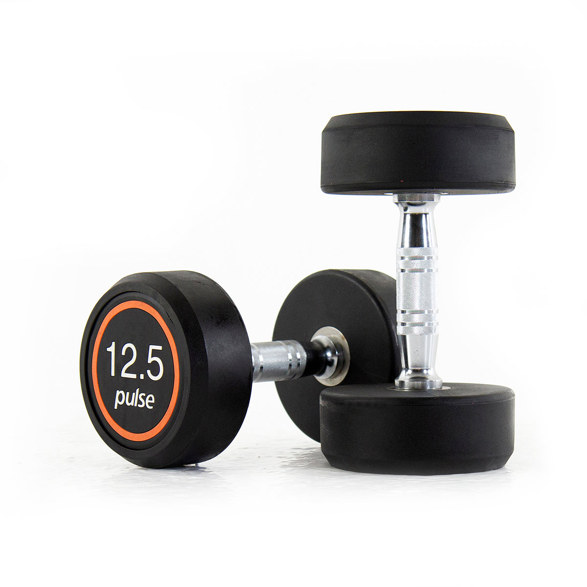 Pulse Club Line Rubber Dumbbells 2.5-60kg (Pairs)