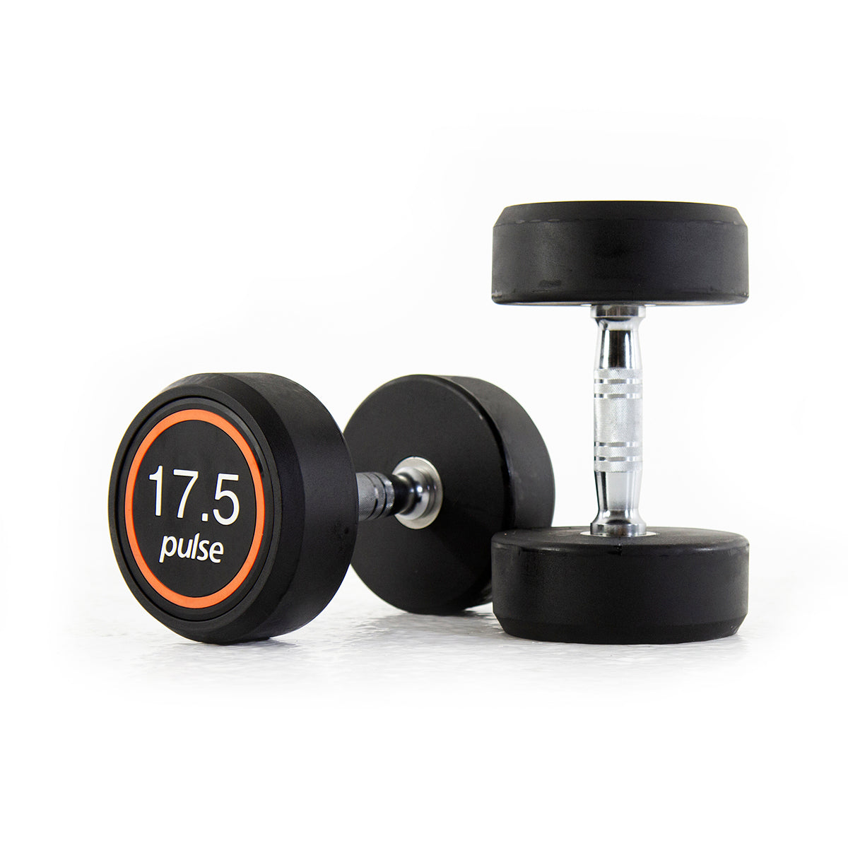 Pulse Club Line Rubber Dumbbells 2.5-60kg (Pairs)