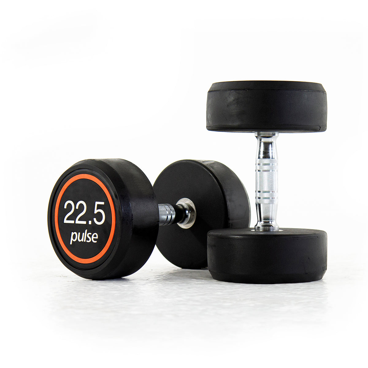 Pulse Club Line Rubber Dumbbells 2.5-60kg (Pairs)