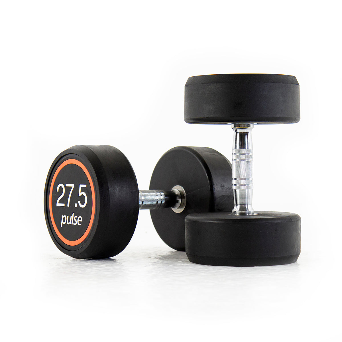 Pulse Club Line Rubber Dumbbells 2.5-60kg (Pairs)