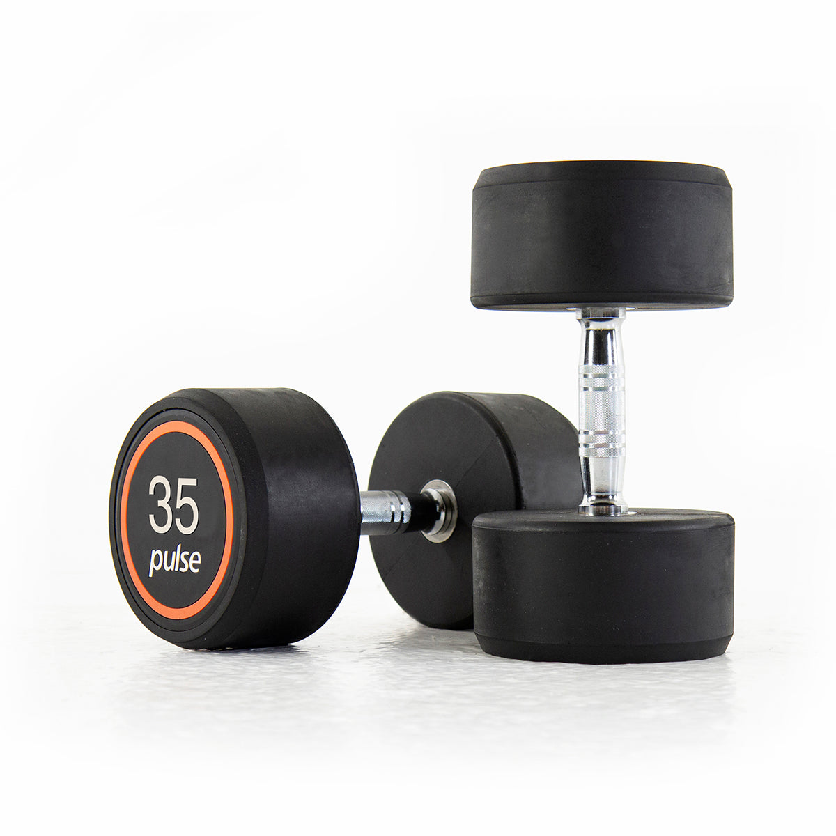 Pulse Club Line Rubber Dumbbells 2.5-60kg (Pairs)