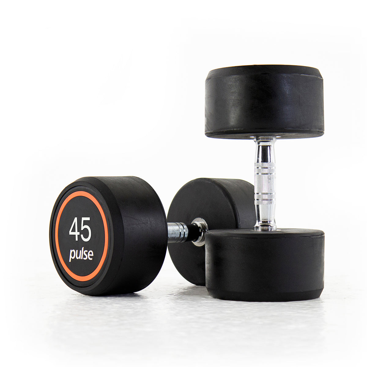 Pulse Club Line Rubber Dumbbells 2.5-60kg (Pairs)