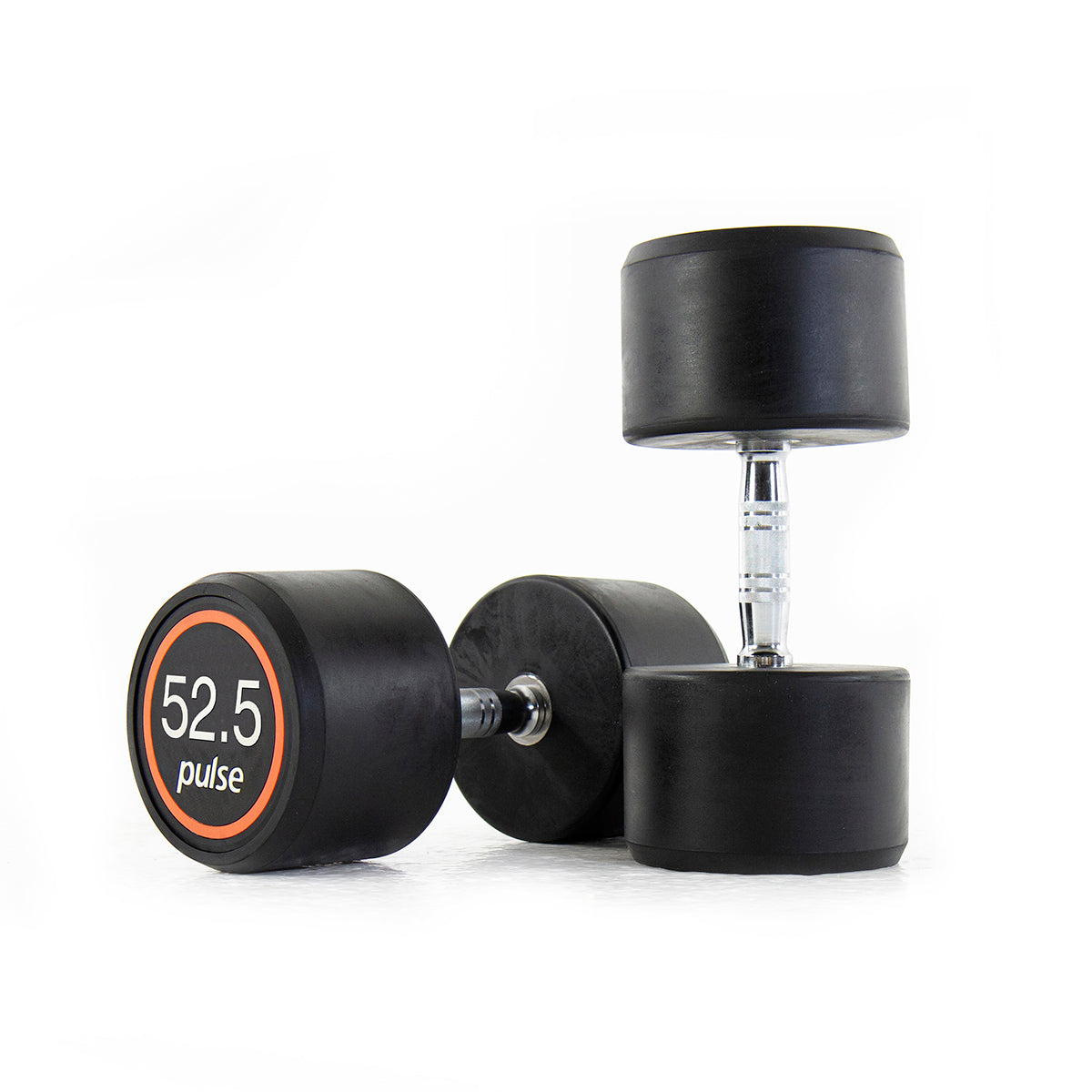 Pulse Club Line Rubber Dumbbells 2.5-60kg (Pairs)