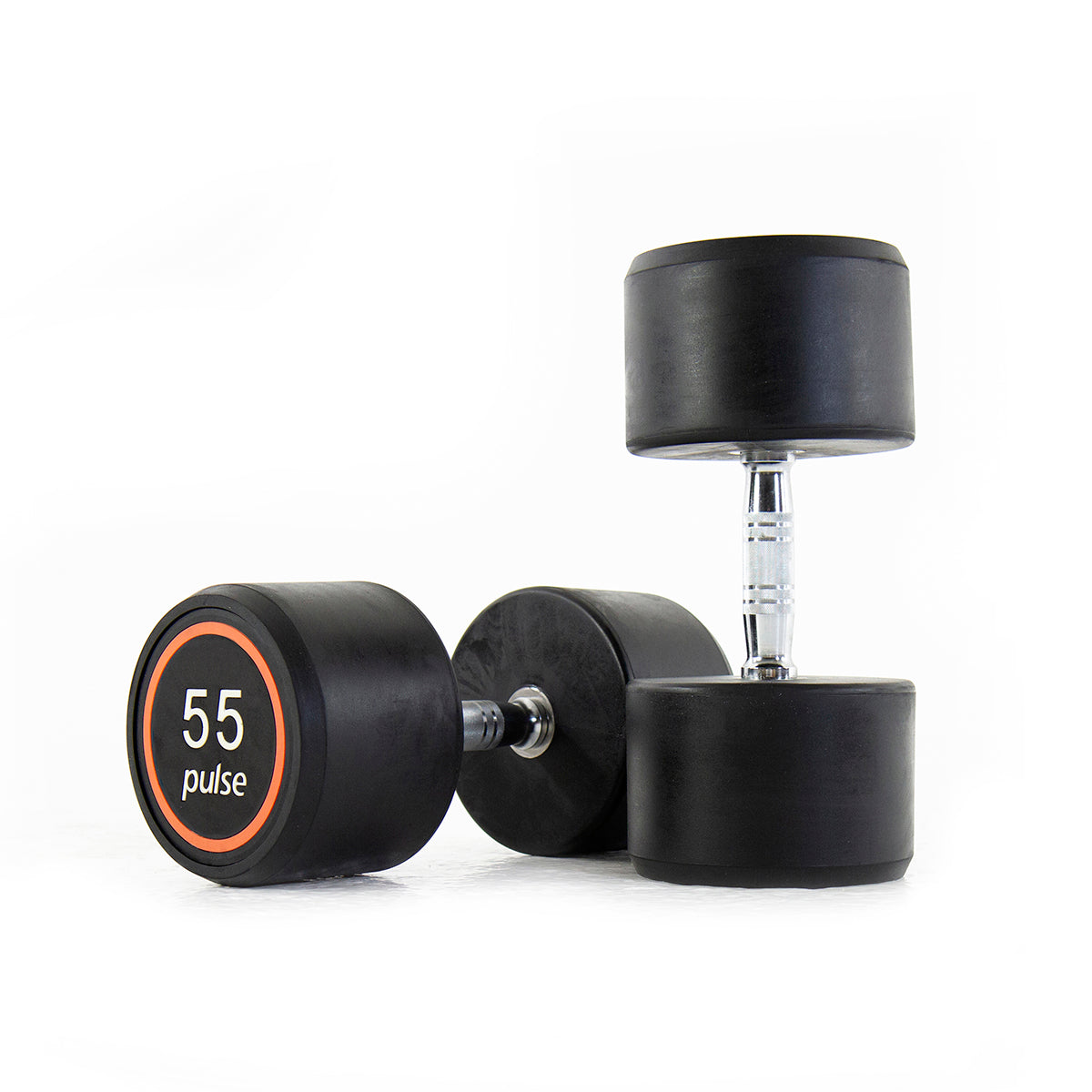 Pulse Club Line Rubber Dumbbells 2.5-60kg (Pairs)