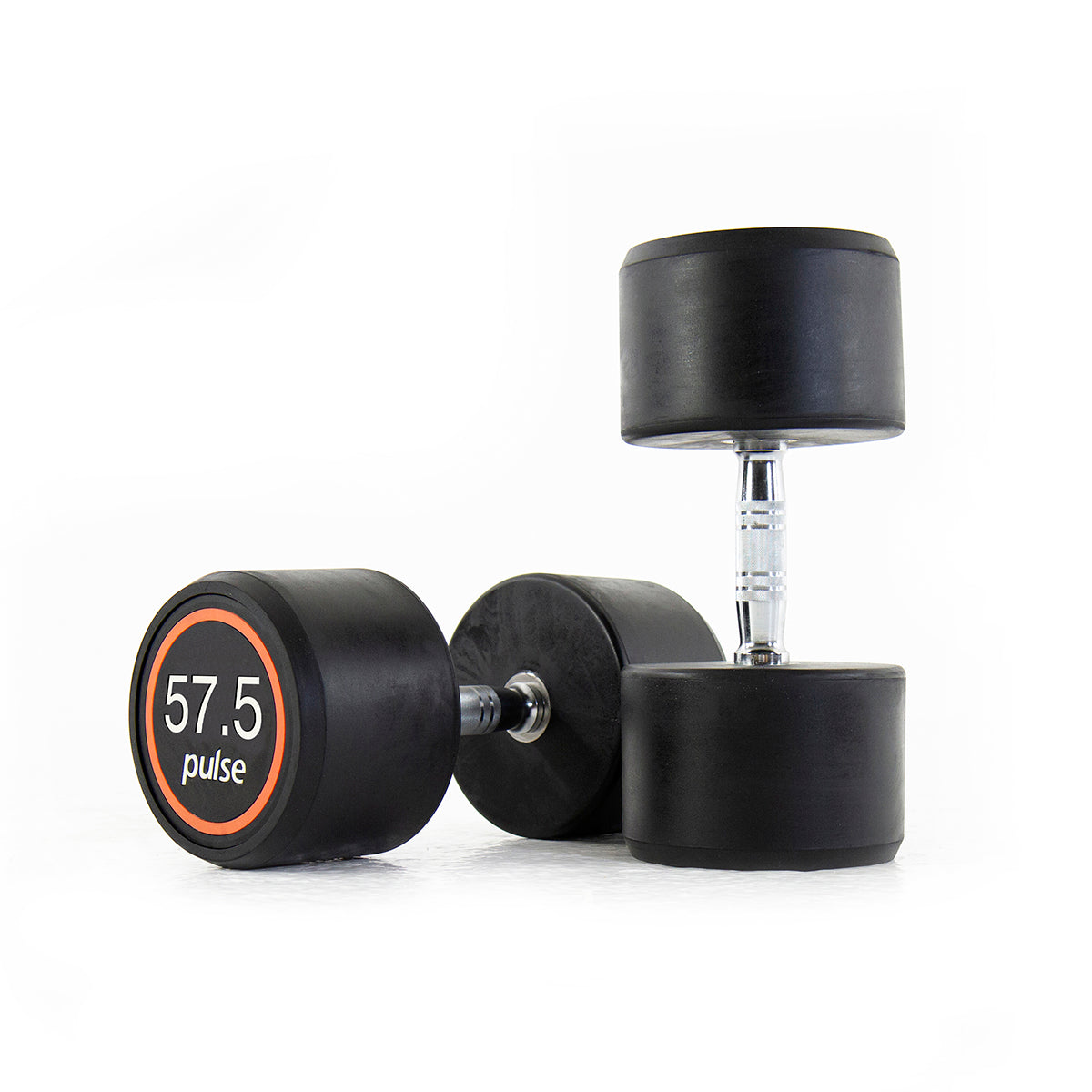 Pulse Club Line Rubber Dumbbells 2.5-60kg (Pairs)