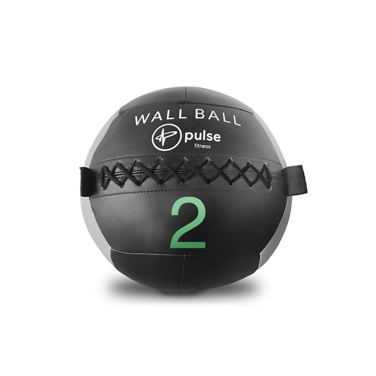 Pulse Wall Ball (Oversized Medicine Ball) Vinyl Black 2-15kg