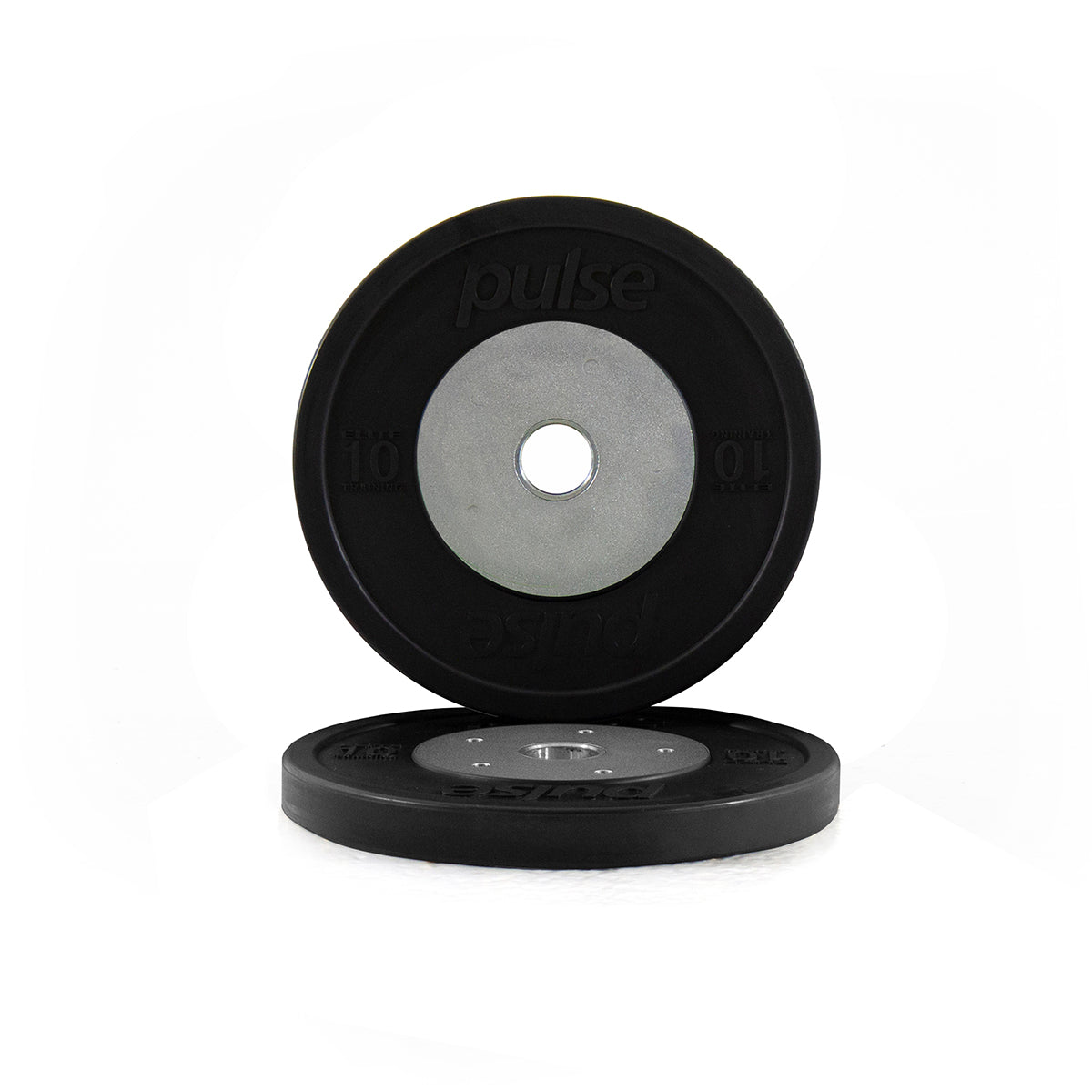 Pulse Elite Competition Bumper Plates (Individual) 10kg-25kg Black