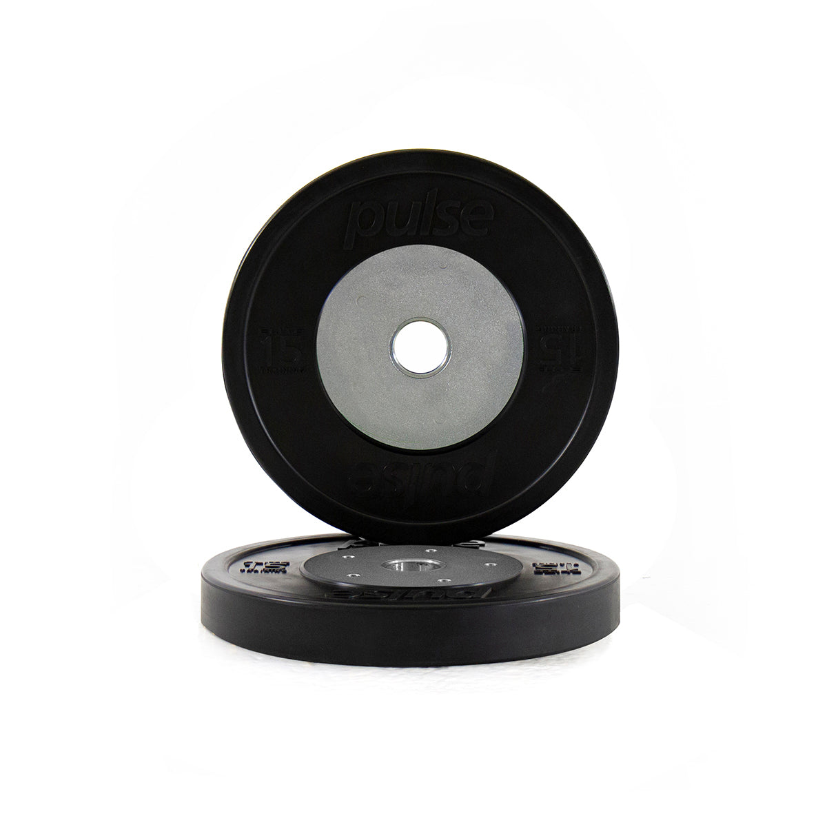 Pulse Elite Competition Bumper Plates (Individual) 10kg-25kg Black