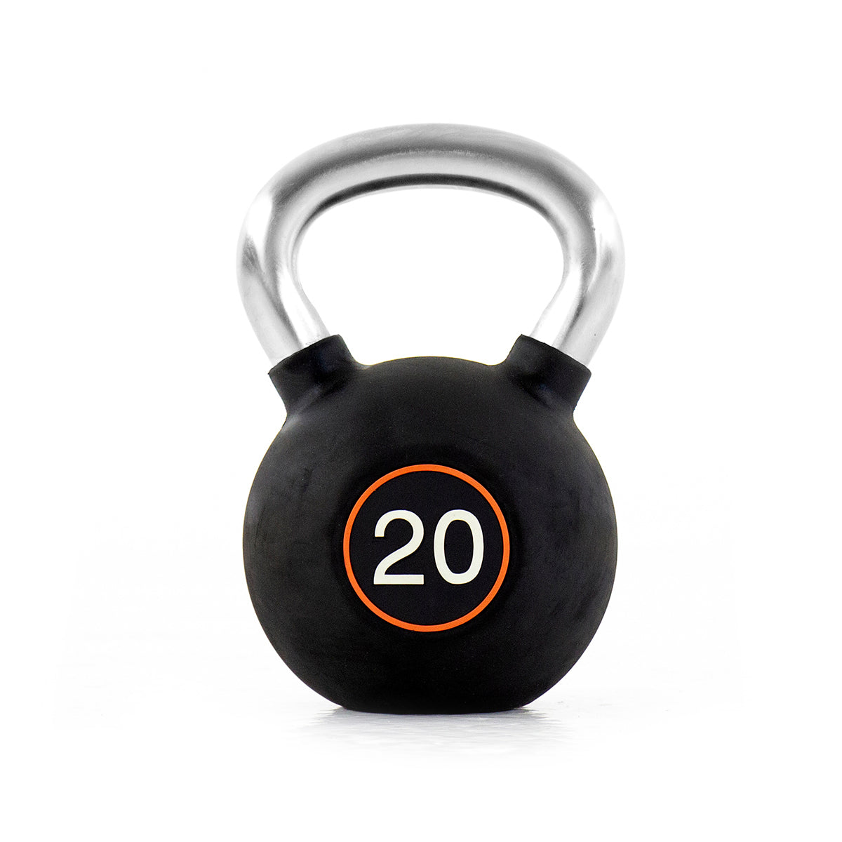 Pulse Rubber Kettlebell Chrome Handle 4-36kg