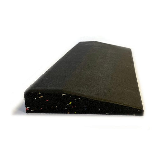 GymGear Black Ramped Edge Floor Tile (1m x 25cm)