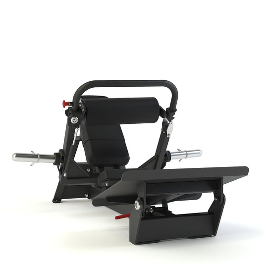 Pulse Club Line Hip Thrust Plate Loaded Black