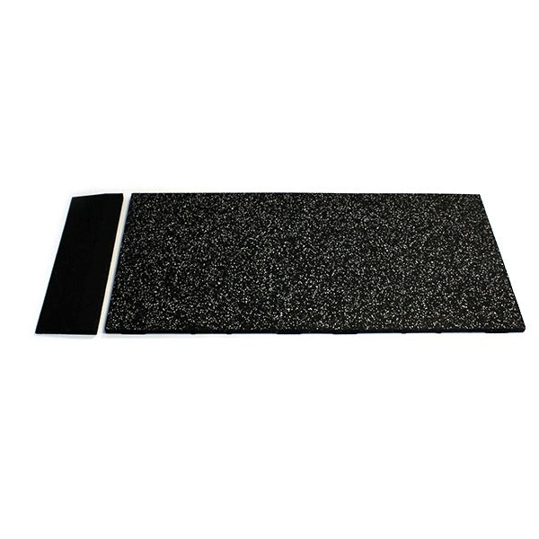 GymGear Premium Black Rubber Tile Grey Fleck (1m x 0.5m)