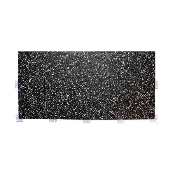 GymGear Premium Black Rubber Tile Grey Fleck (1m x 0.5m)