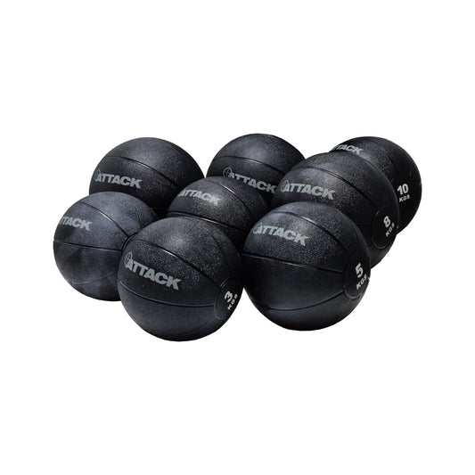 ATTACK Fitness Medicine Balls Black 3-10kg