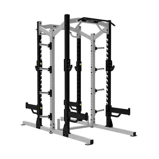 GymGear Elite Double Half Rack Sterling Series