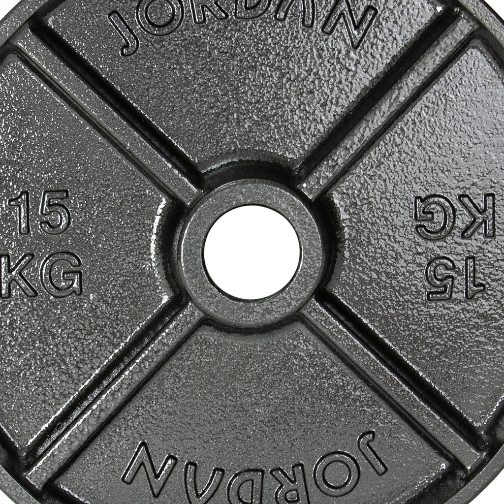 Jordan Deep Dish Olympic Weight Plates Cast Iron 2.5-25kg