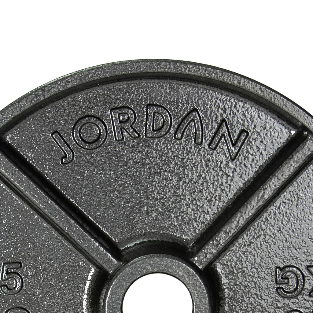 Jordan Deep Dish Olympic Weight Plates Cast Iron 2.5-25kg