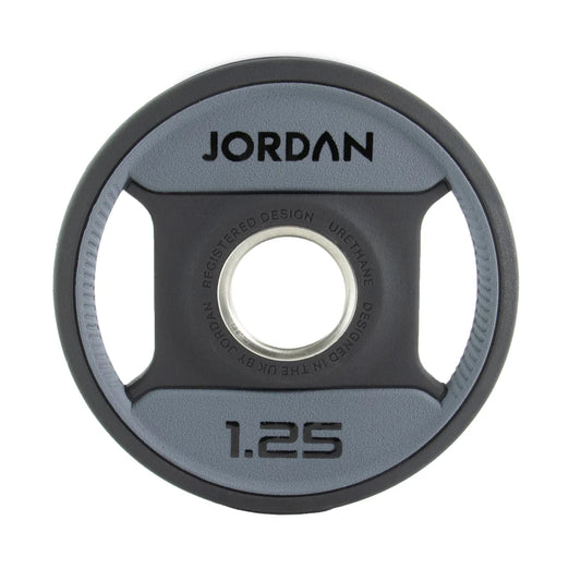 Jordan Dual-Grip Urethane Olympic Plates 1.25-25kg Grey