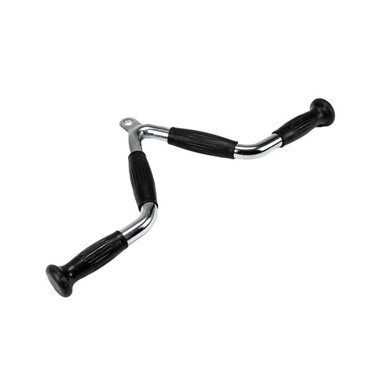 Jordan Cable EZ Curl Bar For Dual Pulley Chrome Black