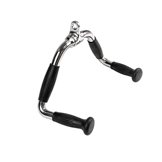 Jordan Close Grip Low Row / Pulldown Attachment For Dual Pulley Chrome Black