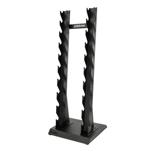 Jordan 10 / 12 Pair Vertical Dumbbell Rack - Black / Grey