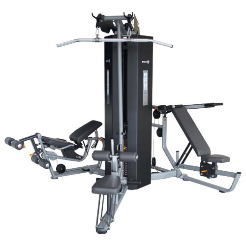 GymGear Pro Series 3 Station Multi Gym Black