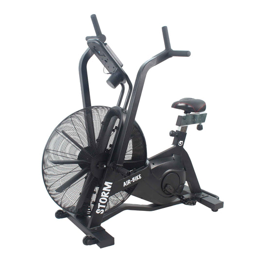 GymGear Storm Airbike Black Assault Bike