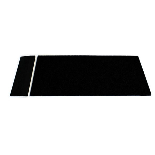 GymGear Black Rubber Tile (1m x 0.5m)