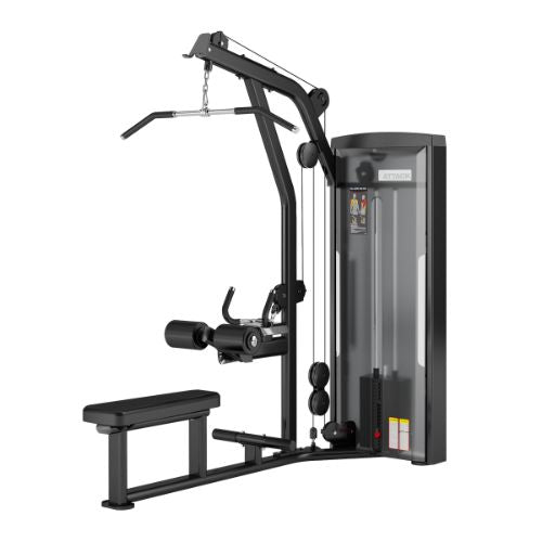 ATTACK Strength Lat Pulldown / Low Row Black