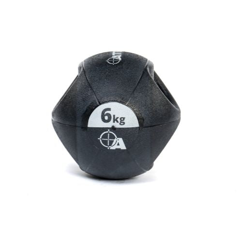 ATTACK Fitness Double Grip Medicine Balls Black 3-10kg