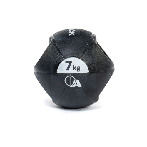 ATTACK Fitness Double Grip Medicine Balls Black 3-10kg