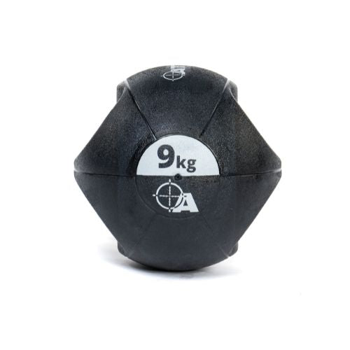 ATTACK Fitness Double Grip Medicine Balls Black 3-10kg