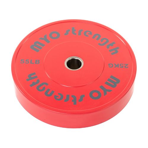 MYO Strength Olympic Rubber Coloured Bumper Plates