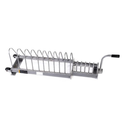 MYO Strength Olympic Plate Toaster Rack Silver