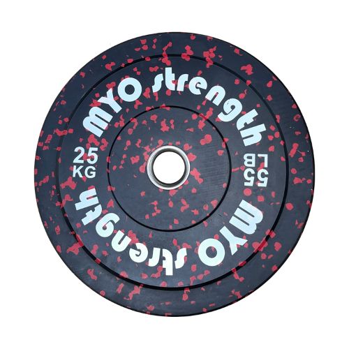 MYO Strength Olympic Rubber Bumper Plates Speckled