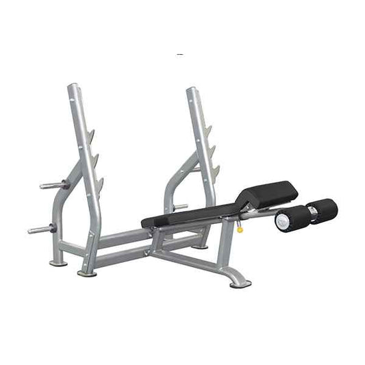 GymGear Elite Series Olympic Decline Bench Fixed Silver