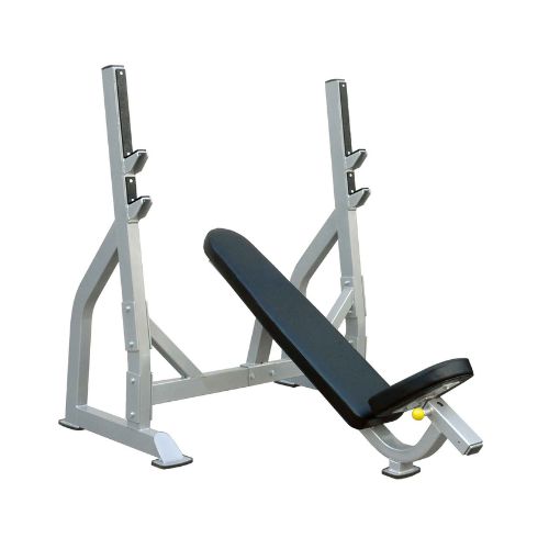 GymGear Incline Bench Fixed Pro Series Grey