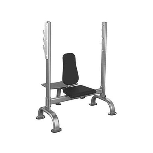 GymGear Elite Series Olympic Shoulder Bench Fixed Silver