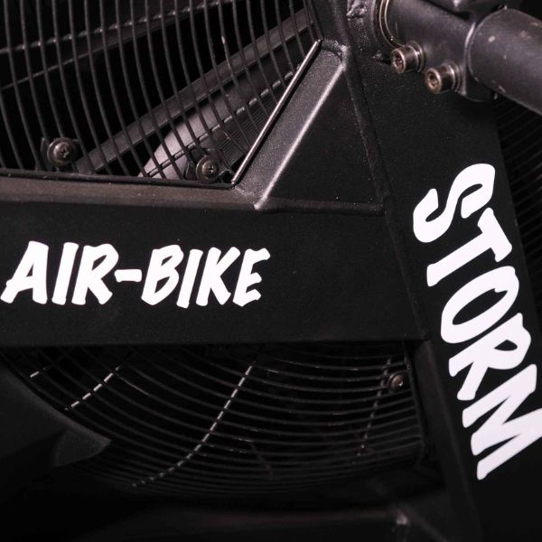 GymGear Storm Airbike Black Assault Bike