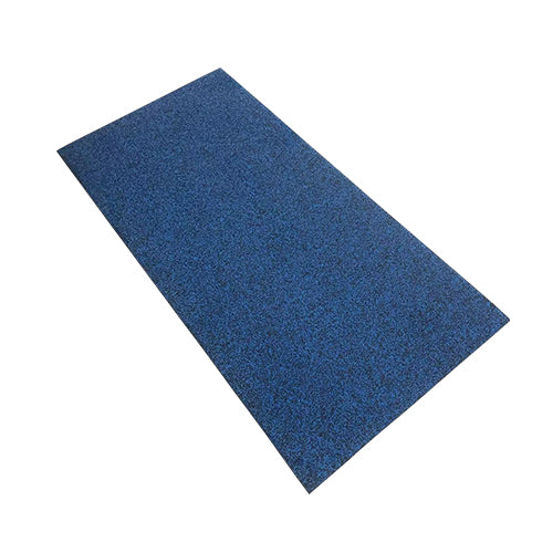 GymGear Blue Fleck Rubber Tile (1m x 0.5m)